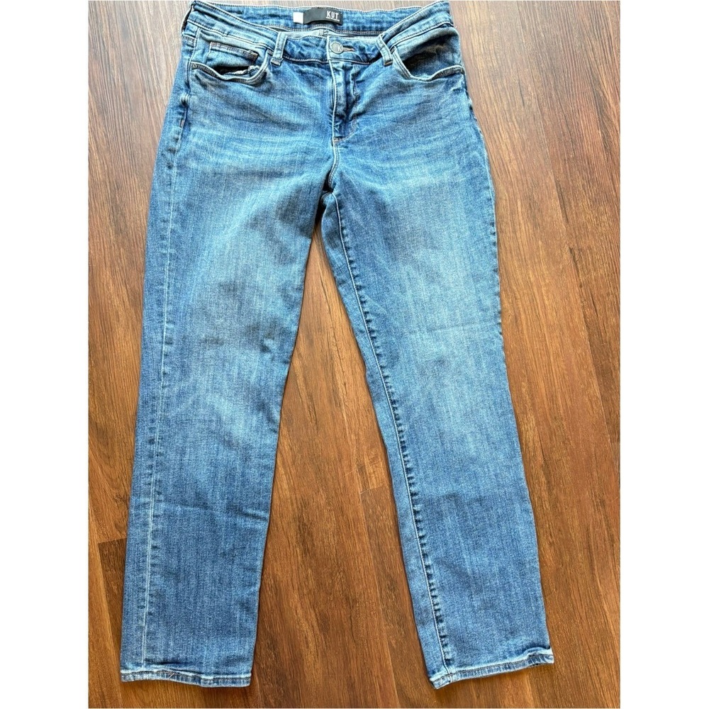 Minimalist Classic KUT from the Kloth Reese Straight Leg Jeans 8L Off Duty Model